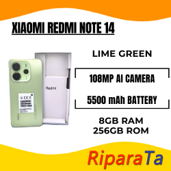XIAOMI Redmi Note 14 - 8GB RAM 256 ROM - LIME GREEN