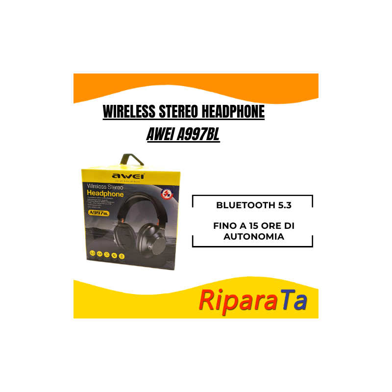 AWEI A997 BL WIRELESS STEREO HEADPHONES